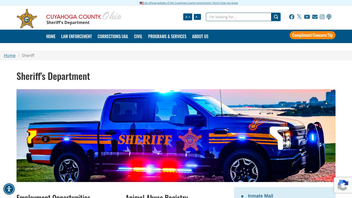 Cuyahoga County Inmate Search